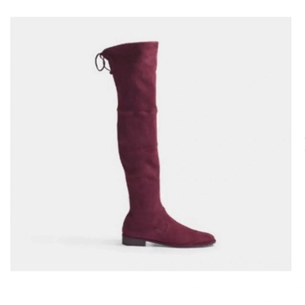 Stuart Weitzman Lowland Over The Knee Suede Boots
